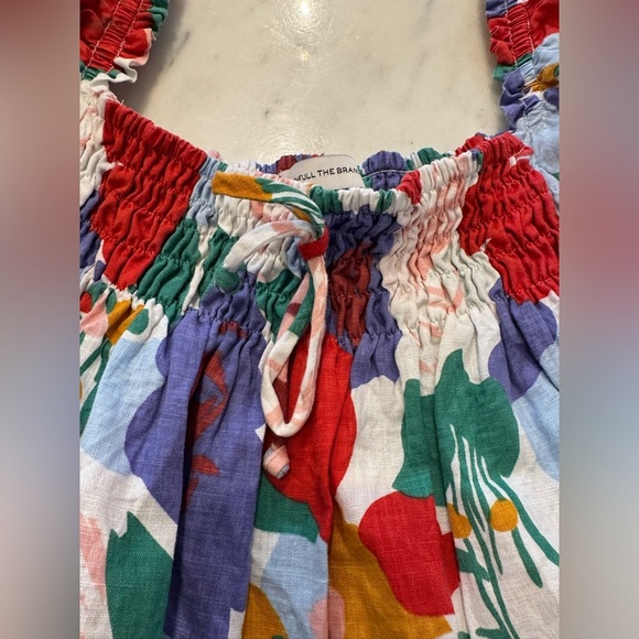 Faithfull The Brand-Multicolored Floral Lilia Top and Ondine Short Set - Picture 4 of 7